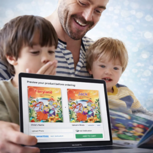 Regarder l'histoire personnalisée en famille