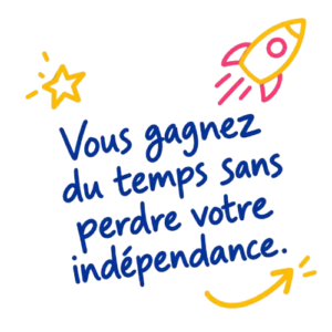 Vous gagnez du temps sans perdre votre indépendance avec LearnyKids