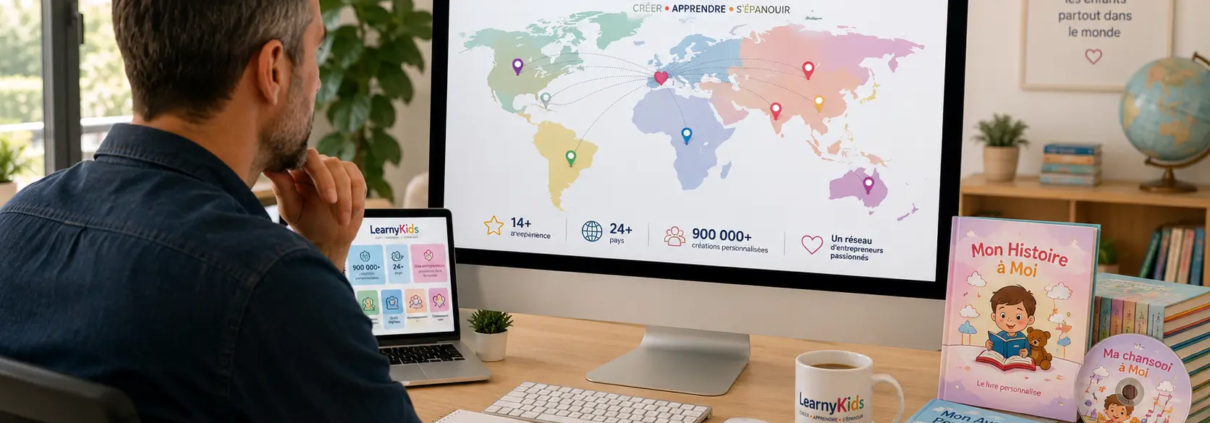 Développement international de LearnyKids dans plus de 24 pays