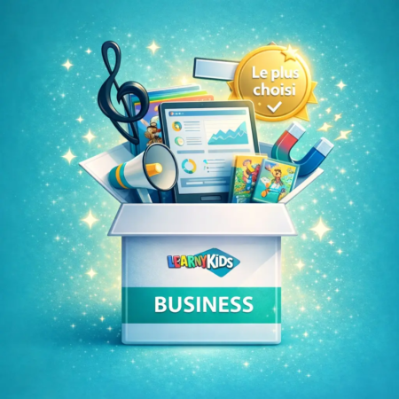 Pack Business LearnyKids pour développer une activité autour des enfants avec catalogue complet et outils marketing