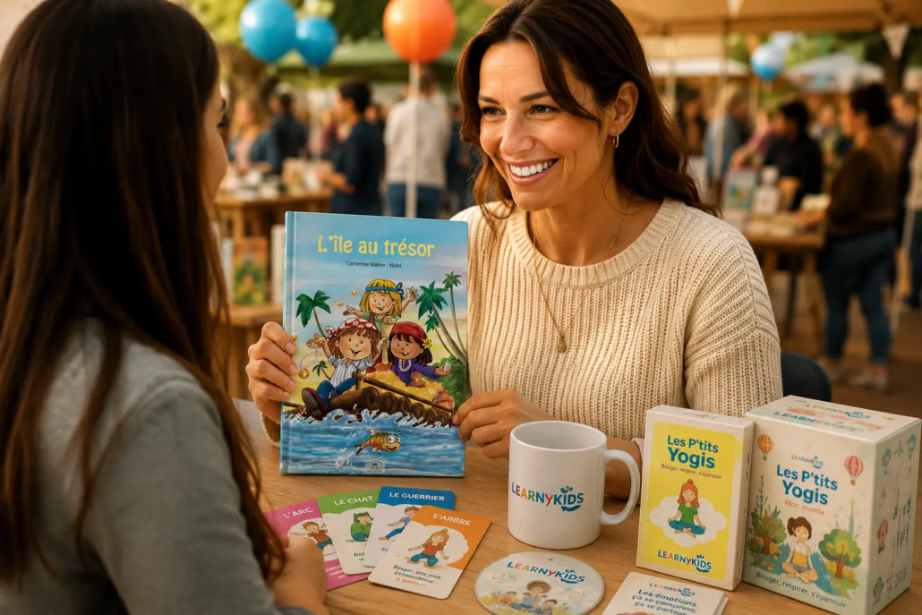 Learnykids vente auprès des familles