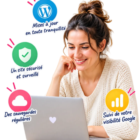 Option Sérénité Web LearnyKids : maintenance, sauvegardes, sécurité et suivi de la visibilité Google