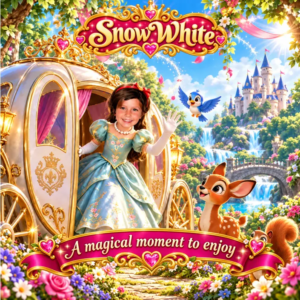 snow white personalised animated film